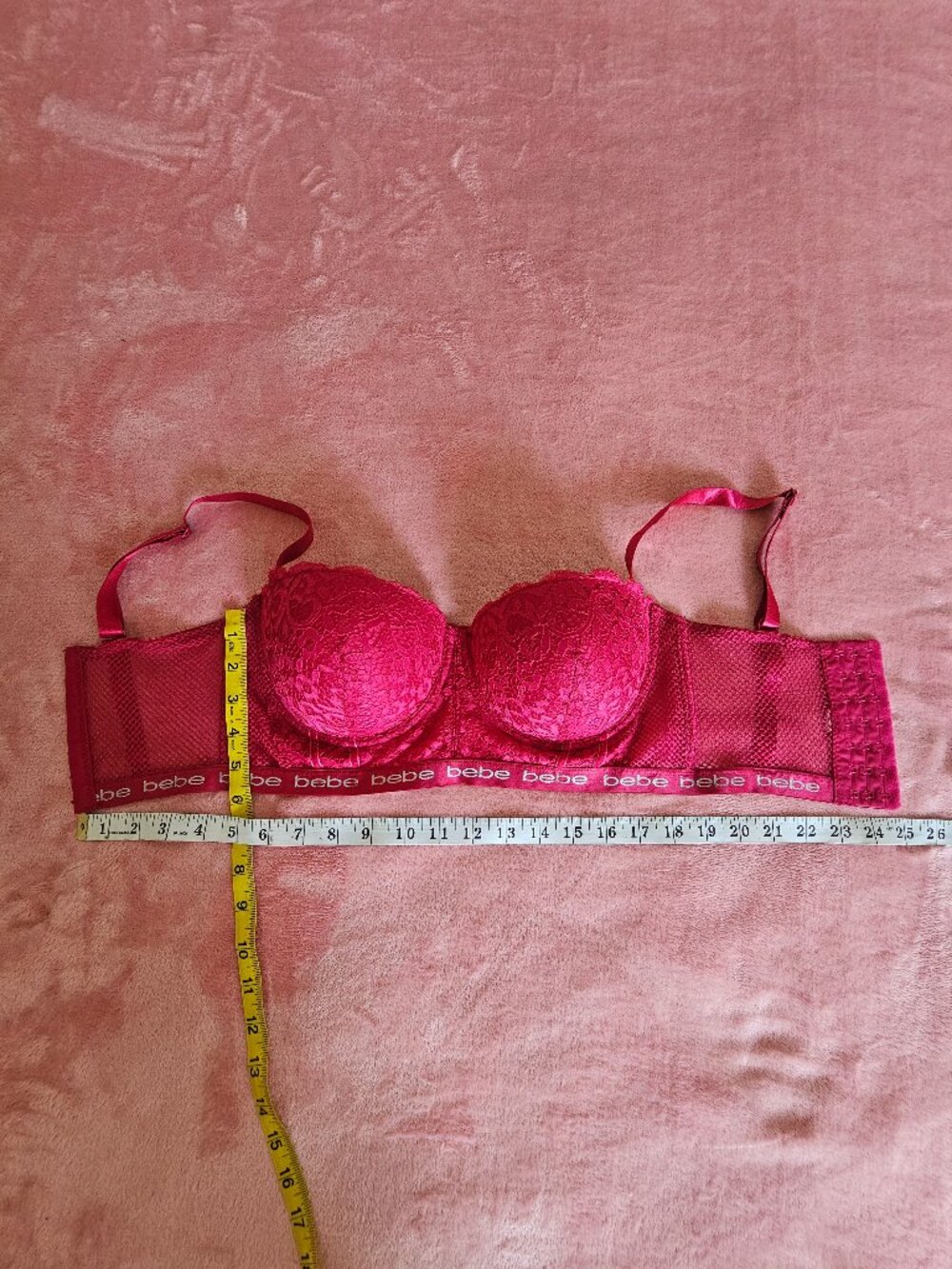Bebe Push-Up Bra- Trio - Golden Mustard, Fuchsia & Black - Size 34DD - Picture 11 of 15